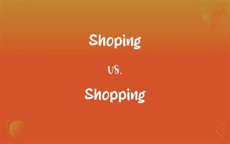 how to spell shopper